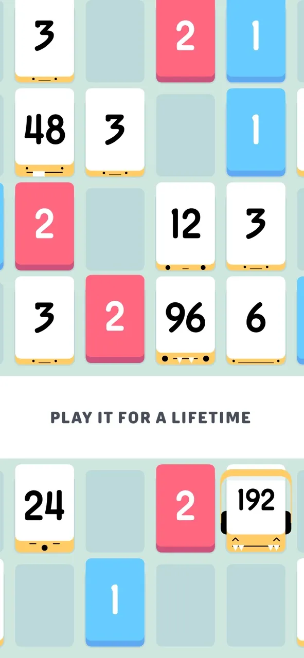 Threes! | Permainan | XWorld