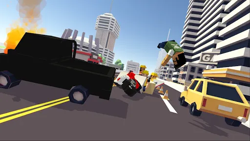 Blocky Moto Racing - motor | Permainan | XWorld