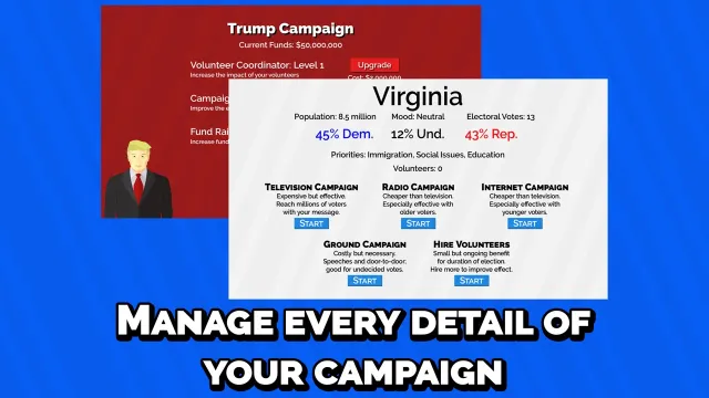 Campaign Manager Election Game | Games | XWorld