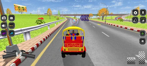 City Tuk Tuk Rickshaw Game 3D | 游戏 | XWorld