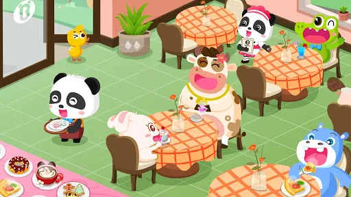 El Verano del Panda Bebé: Café | juego | XWorld