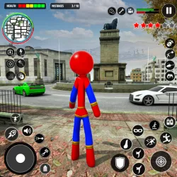 XWorld | Stickman Rope Hero-Spider Game