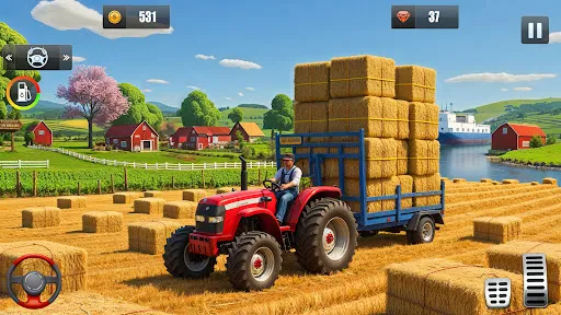 Real Tractor Driving Games | Permainan | XWorld