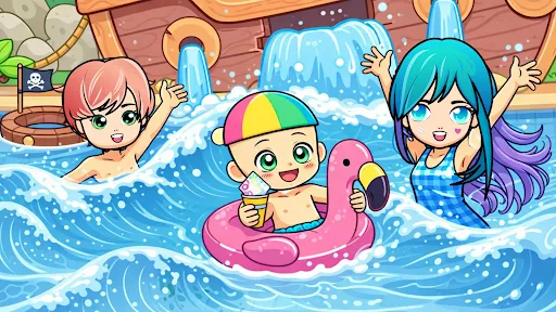 Tizi Игры в аквапарке | Игры | XWorld