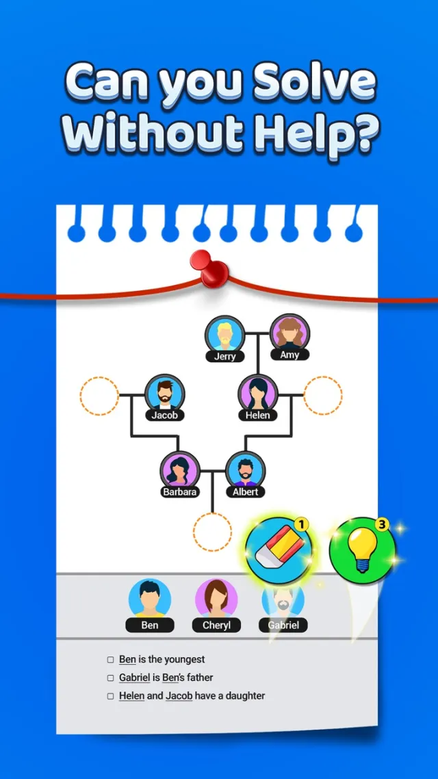 Family Tree! - Logic Puzzles | Games | XWorld