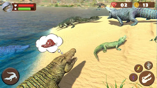 Wild Crocodile Family Sim Game | Jogos | XWorld