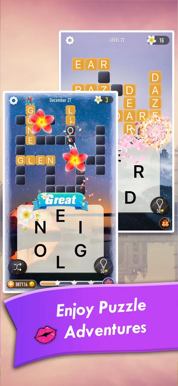 Word Crossy - A Crossword game | Permainan | XWorld