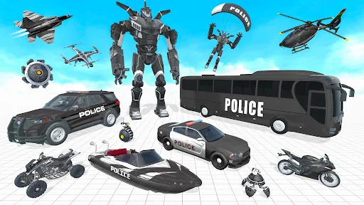 Bus Simulator Police Robot Car | Игры | XWorld