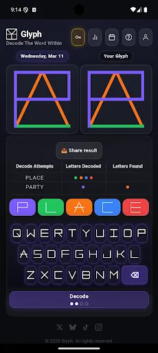 Glyph - Daily Word Puzzle | เกม | XWorld