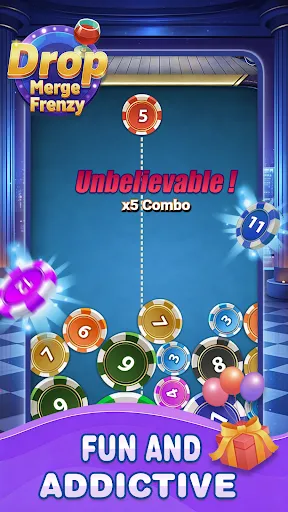 Drop Merge Frenzy | Permainan | XWorld