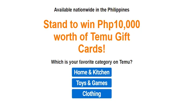 WIN Temu Voucher | Games | XWorld