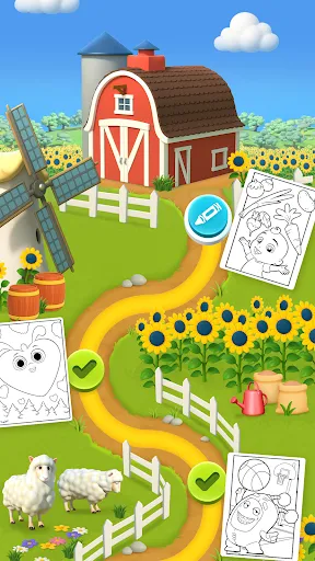 Blippi & bạn bè: Tô màu | Games | XWorld