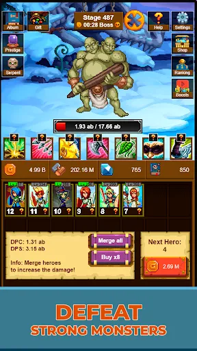 Idle Pixel Heroes: Idle Merger | Jogos | XWorld