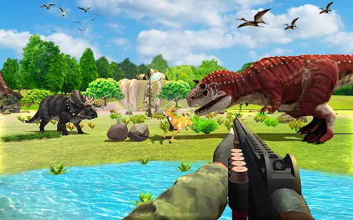 Cazadora de dinosaurios | juego | XWorld