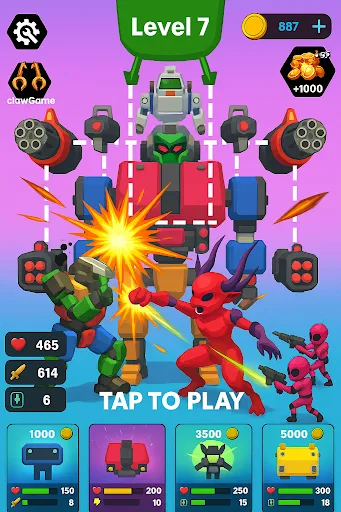 Mech Clash-Assemble Combat Run | เกม | XWorld