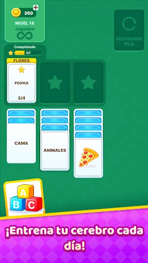 Solitaire Words & Pictures | juego | XWorld Solitaire Words & Pictures | juego | XWorld