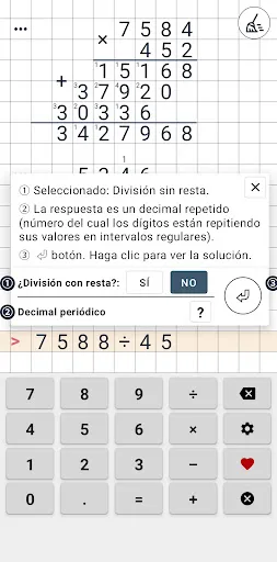 Calculadora de divisiones | juego | XWorld