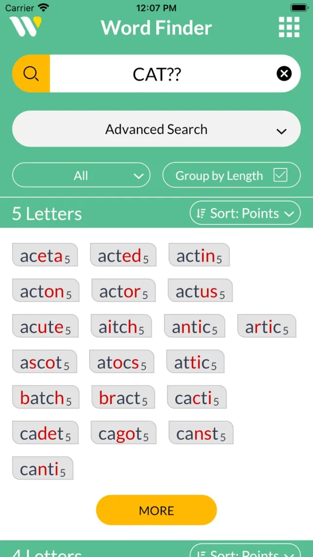 Wordfinder by WordTips | Games | XWorld