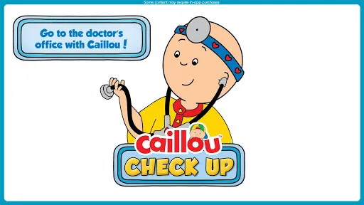 Caillou Check Up - Doctor | Games | XWorld