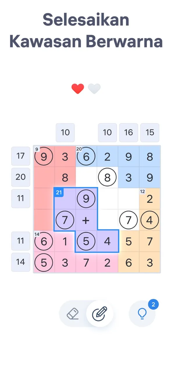 Number Sums - Teka-teki angka | Permainan | XWorld