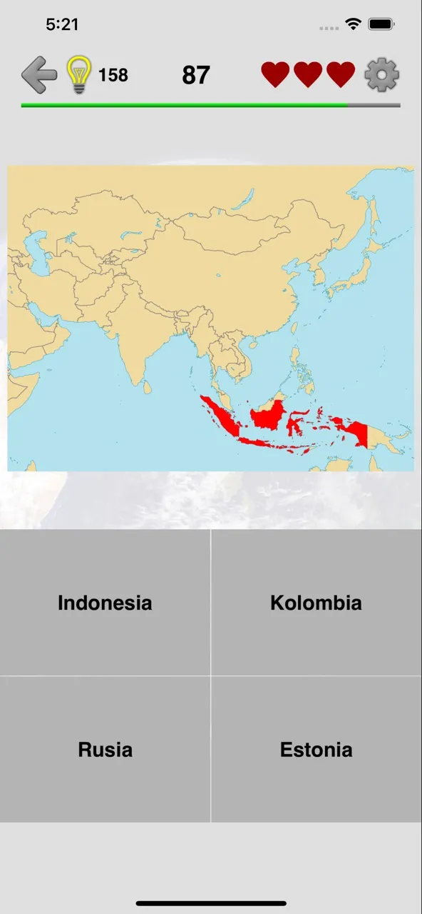 Peta dunia dengan semua negara | Permainan | XWorld