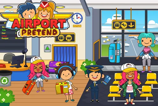 My Pretend Airport Travel Town | Games | XWorld