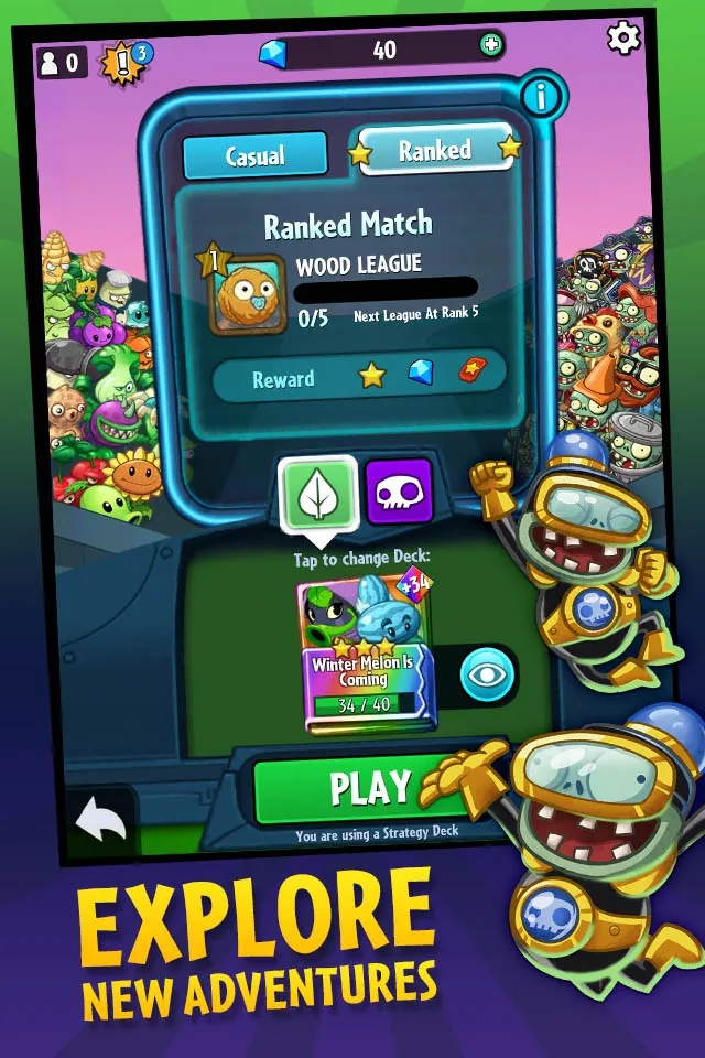 Plants vs. Zombies™ Heroes | เกม | XWorld