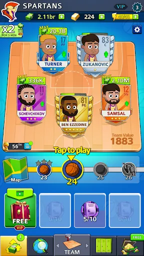 Idle Five Basketball Tycoon | Jogos | XWorld