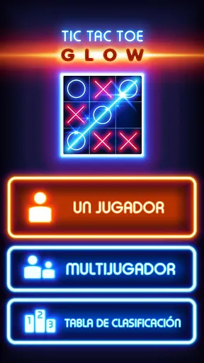 Tic Tac Toe Glow: 2 Players | juego | XWorld