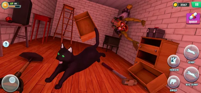 Prankster Cat vs Horror Gran | Permainan | XWorld