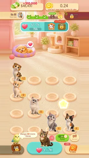 Merge Kitty World | Permainan | XWorld Merge Kitty World | Permainan | XWorld