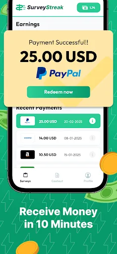 SurveyStreak - Earn Money | Permainan | XWorld SurveyStreak - Earn Money | Permainan | XWorld