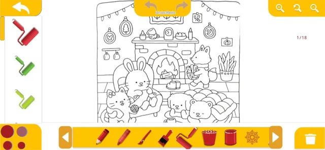 Fuzzy Hygge Coloring Book | Jogos | XWorld