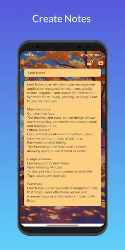 Leaf Notes | Jogos | XWorld