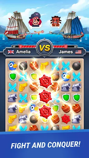 Pirates & Puzzles：Ship Battles | Jogos | XWorld