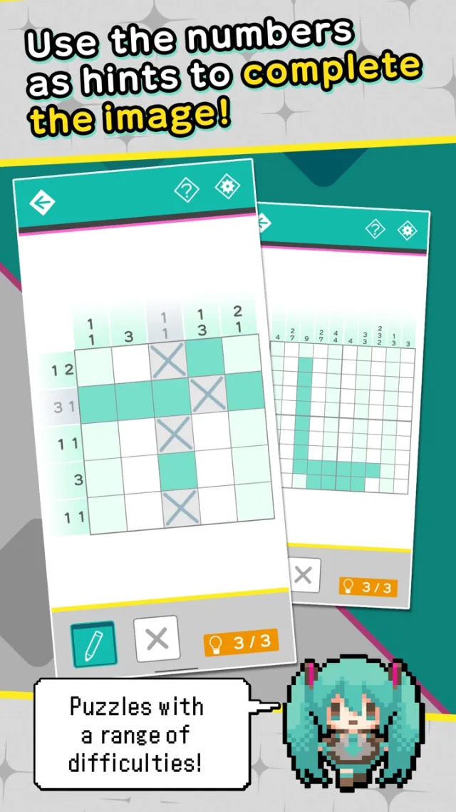 Hatsune Miku Logic Paint | Games | XWorld