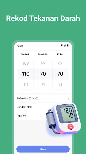BP Tracker: for 365 days | Permainan | XWorld