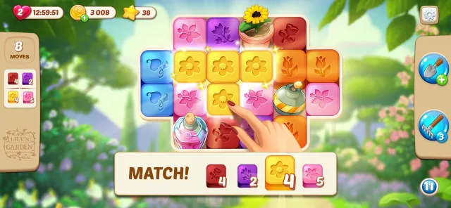 Lily’s Garden: Design & Match | Permainan | XWorld