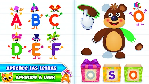 ABC Juego letras en cajas! | juego | XWorld