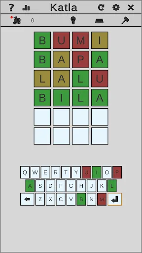 Katla - Tebak Kata Indonesia | Permainan | XWorld