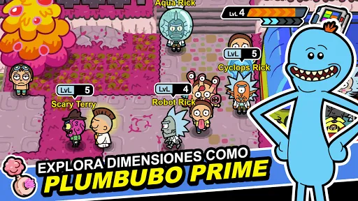 Pocket Mortys | juego | XWorld